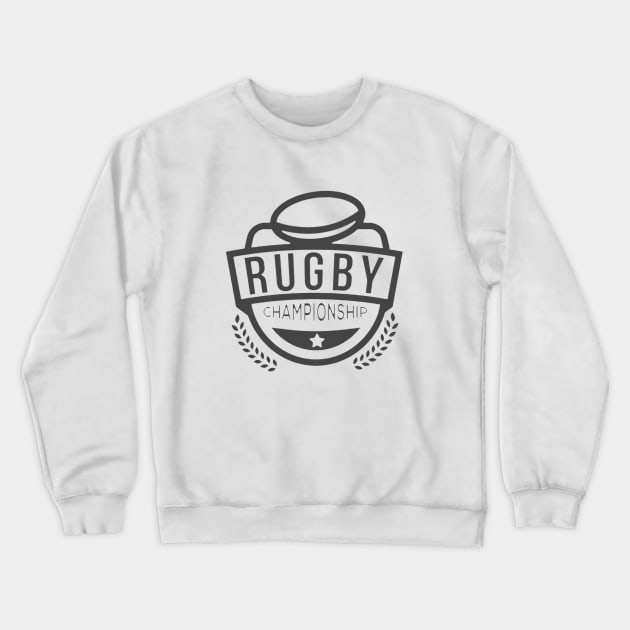 Rugby Crewneck Sweatshirt by Brainable ART